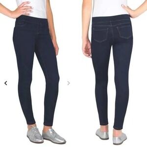 Tractr Pull‎ On Jeggings Denim Look Stretch Pants Comfortable Size 6/28 #7156